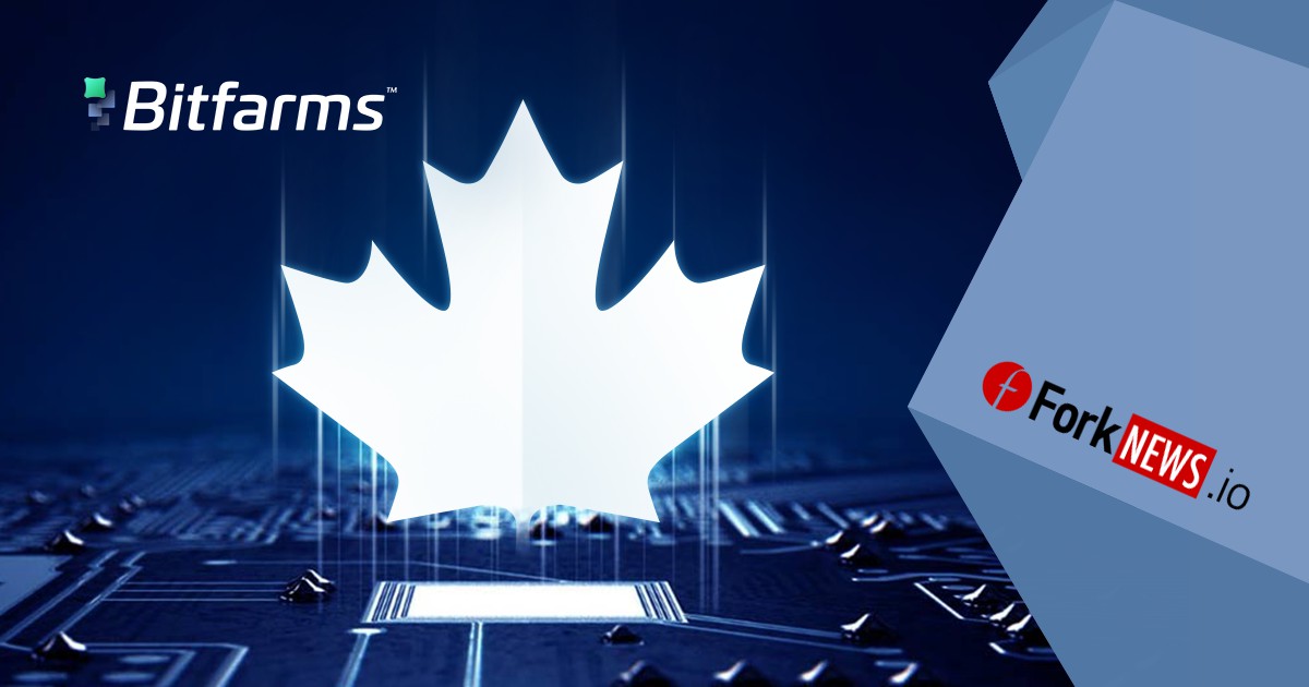 Bitfarms получит 50$ млн канадских долларов на майнинг
